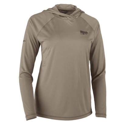 Milwaukee Women's WORKSKIN Hooded Sun Shirt - Sandstone - S