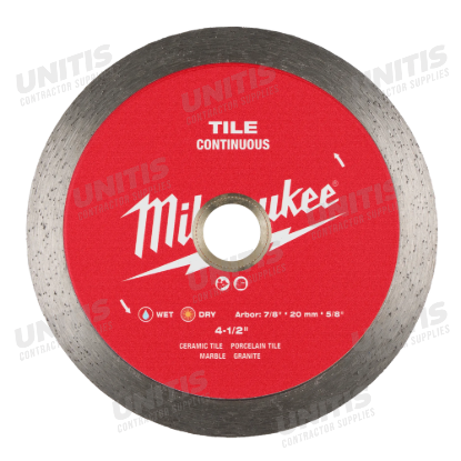 Milwaukee 4-1/2" Continuous Tile Diamond Blade
