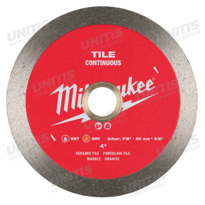Milwaukee 4" Continuous Tile Diamond Blade