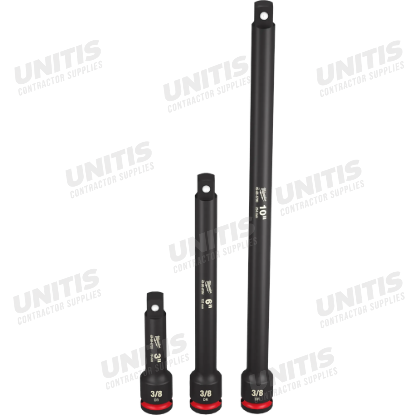 Milwaukee 3 Piece SHOCKWAVE Impact Duty 3/8" Drive Extension Set
