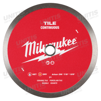 Milwaukee 7" Continuous Tile Diamond Blade