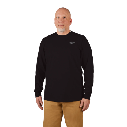 Milwaukee FREEFLEX Hybrid Work Tee - Long Sleeve - Black - S