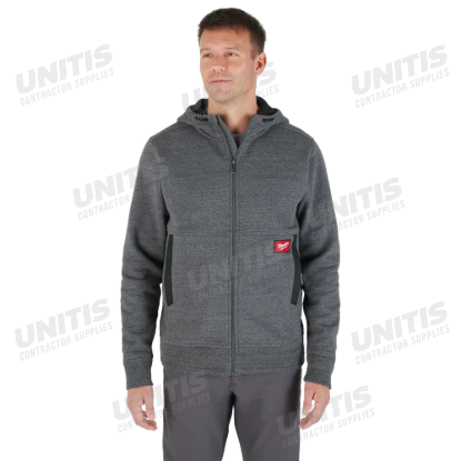 Milwaukee GRIDIRON Full-Zip Hoodie - Gray - XL