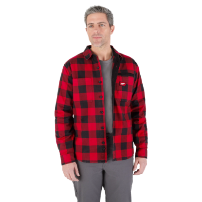 Milwaukee GRIDIRON Flannel Shirt - Red - 3XL