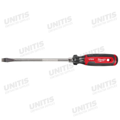 Milwaukee 3/8" Slotted 8" Cushion Grip Screwdriver