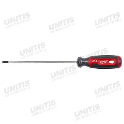 Milwaukee 3/16" Cabinet 6" Cushion Grip Screwdriver