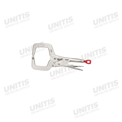 Milwaukee 11" Torque Lock Locking C-Clamp with Regular Jaws