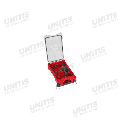 Milwaukee 9 Piece BIG HAWG with Carbide Teeth Hole Saw Kit with PACKOUT Compact Organizer