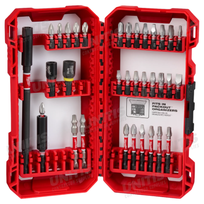 Milwaukee 34 Piece SHOCKWAVE Impact Duty Driver Bit Set