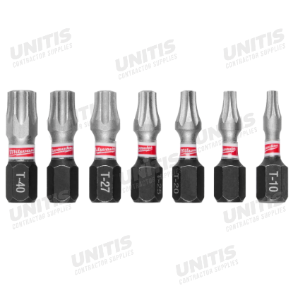 Milwaukee 7 Piece SHOCKWAVE Impact Duty Torx 1â€ Insert Bit Set