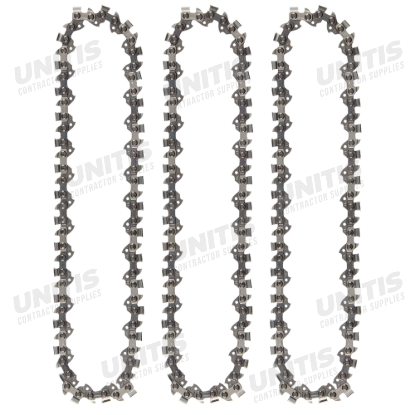 Milwaukee 8" 3/8" Low Profile Pitch, .043" Gauge Saw Chain (3 Pack)