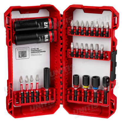 Milwaukee 26 Piece SHOCKWAVE Impact Duty Drive and Fasten Set