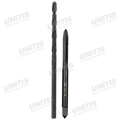 Milwaukee 6-32 NC Straight Flute Plug Tap & #36 Drill Bit