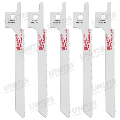Milwaukee 3-5/8" 14 TPI Super SAWZALL Blade (5 Pack)