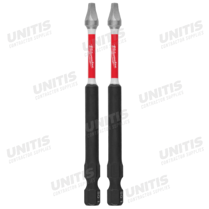 Milwaukee SHOCKWAVE Impact Duty 3-1/2" SQ1 Bit (2 Pack)