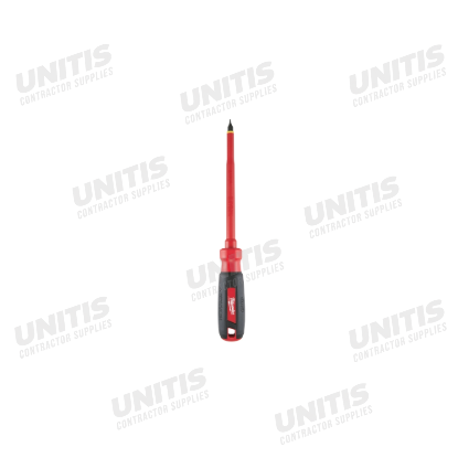 Milwaukee 1/4" Slotted - 6" 1000V Insulated Screwdriver