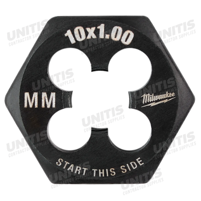 Milwaukee M10-1.00 mm 1-Inch Hex Threading Die