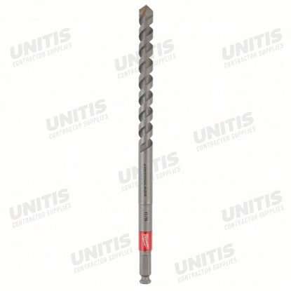 Milwaukee SHOCKWAVE Impact Duty 11/16"x12" Lineman's Fiberglass Drill Bit