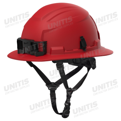 Milwaukee FR BOLT Red Custom Color Full Brim Safety Helmet - Type 2, Class E