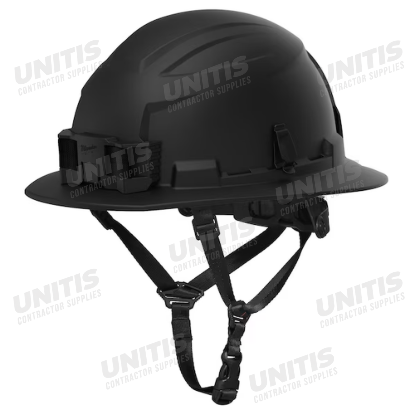 Milwaukee BOLT Black Full Brim Safety Helmet - Type 2, Class E