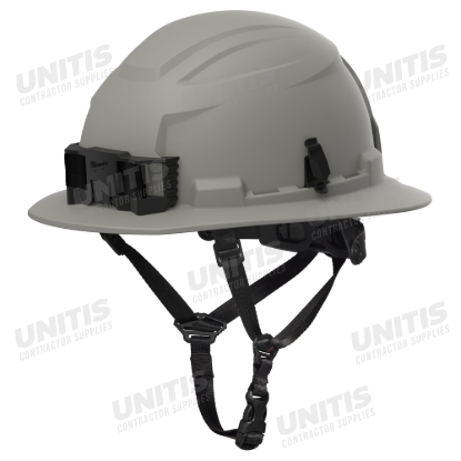 Milwaukee BOLT Gray Custom Color Full Brim Safety Helmet - Type 2, Class E