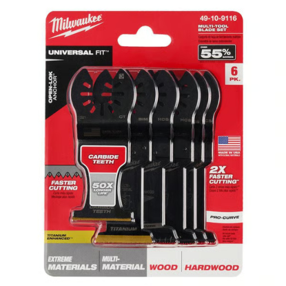 Milwaukee Omt Blade Assortment (6 Piece)