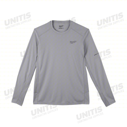 Milwaukee WORKSKIN Lightweight Performance Shirt - Long Sleeve - Gray - XL