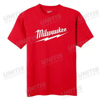 Milwaukee Heavy Duty Logo Tee - Short Sleeve - Red - 2XL
