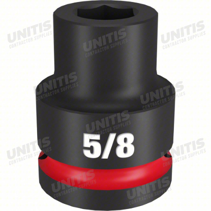 Milwaukee SHOCKWAVE 3/4" Drive 5/8" Standard 6 Point Impact Socket