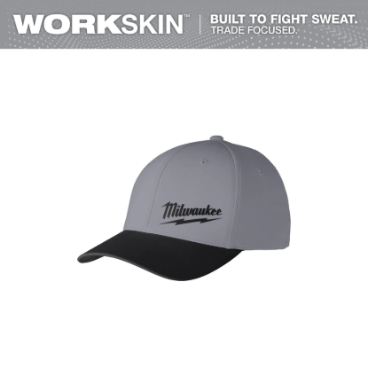 Milwaukee WORKSKIN Performance Fitted Hat - Gray - L/XL