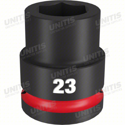 Milwaukee SHOCKWAVE 3/4" Drive 23mm Standard 6 Point Impact Socket