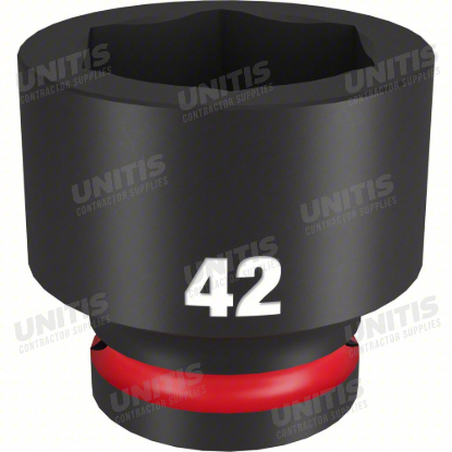 Milwaukee SHOCKWAVE 3/4" Drive 42mm Standard 6 Point Impact Socket