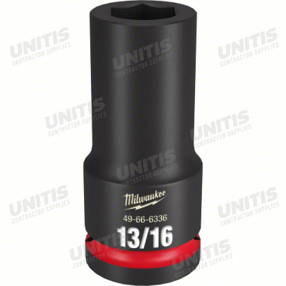 Milwaukee SHOCKWAVE 3/4" Drive 13/16" Deep 6 Point Impact Socket