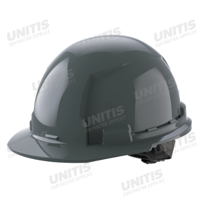 Milwaukee BOLT Gray Front Brim Hard Hat with 4pt Ratcheting Suspension - Type 1, Class E