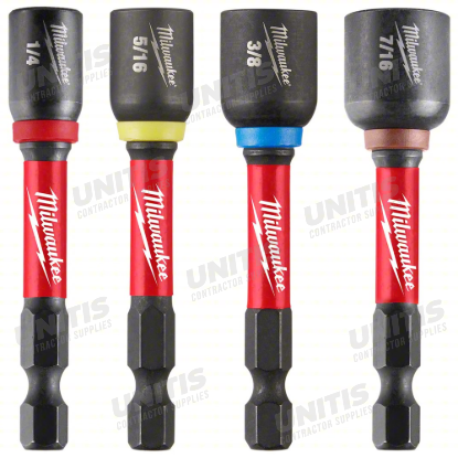 Milwaukee 4 Piece 2-9/16" Magnetic Nut Dr Set