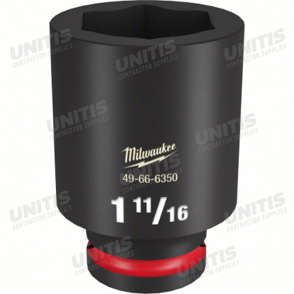 Milwaukee SHOCKWAVE 3/4" Drive 1-11/16" Deep 6 Point Impact Socket
