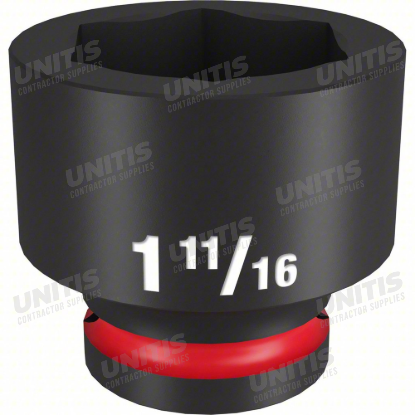Milwaukee SHOCKWAVE 3/4" Drive 1-11/16" Standard 6 Point Impact Socket