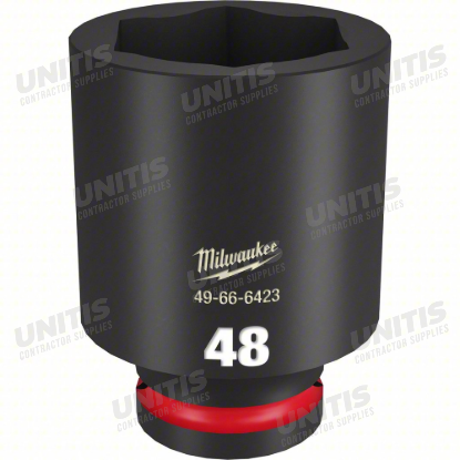 Milwaukee SHOCKWAVE 3/4" Drive 48mm Deep 6 Point Impact Socket