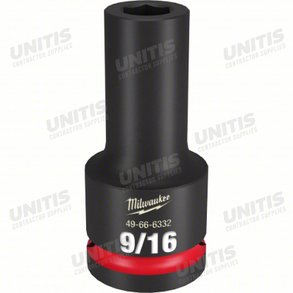 Milwaukee SHOCKWAVE 3/4" Drive 9/16" Deep 6 Point Impact Socket