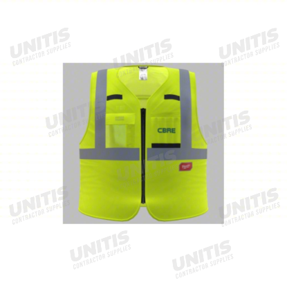 Milwaukee Class 2 Hi-Vis Yellow Safety Vest - 2XL/3XL