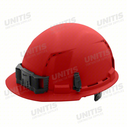 Milwaukee BOLT Red Front Brim Vented Hard Hat with 6pt Ratcheting Suspension - Type 1, Class C