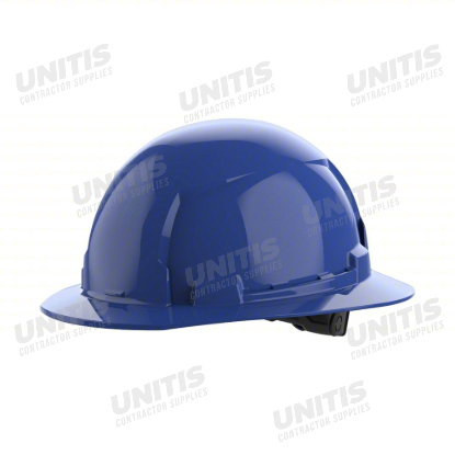 Milwaukee BOLT Blue Full Brim Hard Hat with 6pt Ratcheting Suspension - Type 1, Class E