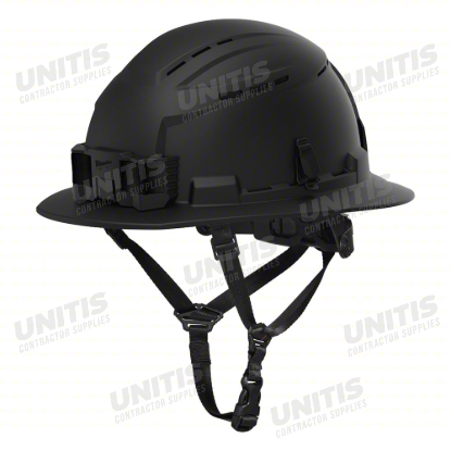 Milwaukee BOLT Black Custom Color Full Brim Vented Safety Helmet - Type 2, Class C