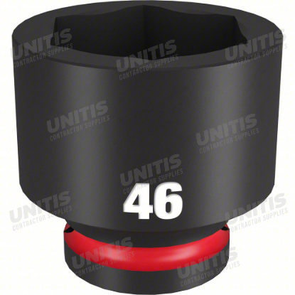 Milwaukee SHOCKWAVE 3/4" Drive 46mm Standard 6 Point Impact Socket