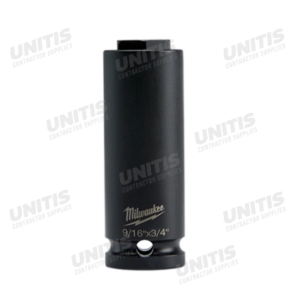 Milwaukee SHOCKWAVE Impact Duty Lineman 12pt 15/16" and 1-1/8" 2-in-1 Socket