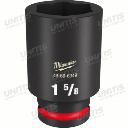 Milwaukee SHOCKWAVE 3/4" Drive 1-5/8" Deep 6 Point Impact Socket