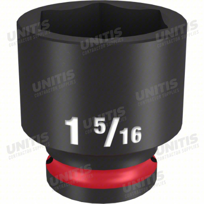 Milwaukee SHOCKWAVE 1/2" Drive 1-5/16" Standard 6 Point Impact Socket