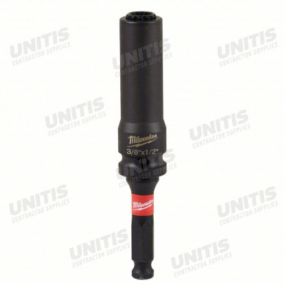 Milwaukee SHOCKWAVE Lineman's 12pt 3/8"& 1/2" 2-in-1 Socket