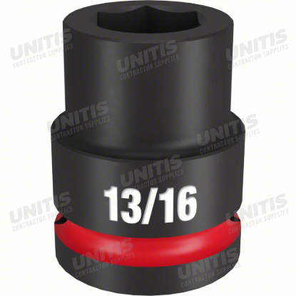Milwaukee SHOCKWAVE 3/4" Drive 13/16" Standard 6 Point Impact Socket