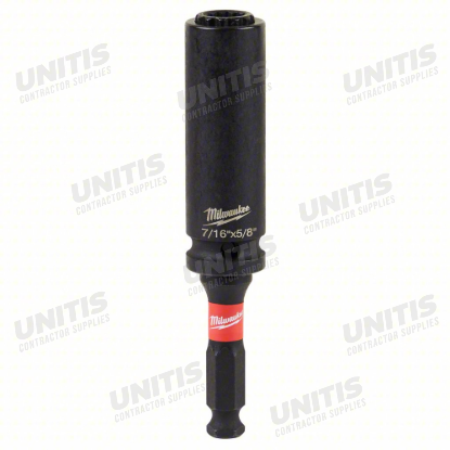 Milwaukee SHOCKWAVE Impact Duty Lineman's 12pt 7/16" & 5/8" 2-in-1 Socket